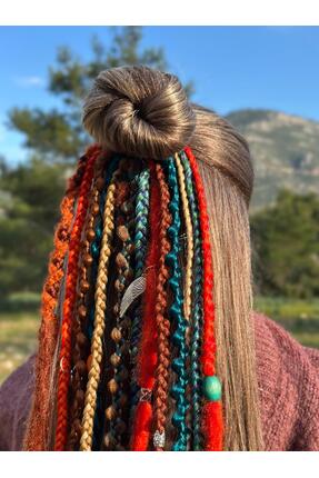 ÖRÜK EVİ Afrika Örgülü Toka - Rastalı Toka