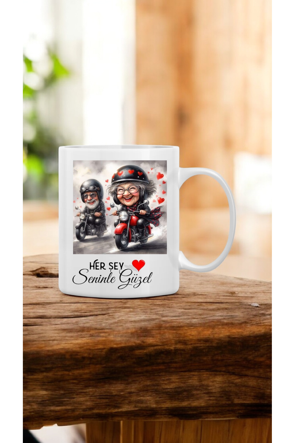 Sevgililer Günü Kişiye Özel Romantik Aşk Dolu Nostaljik Anlamlı Kupa Bardak 300 Ml