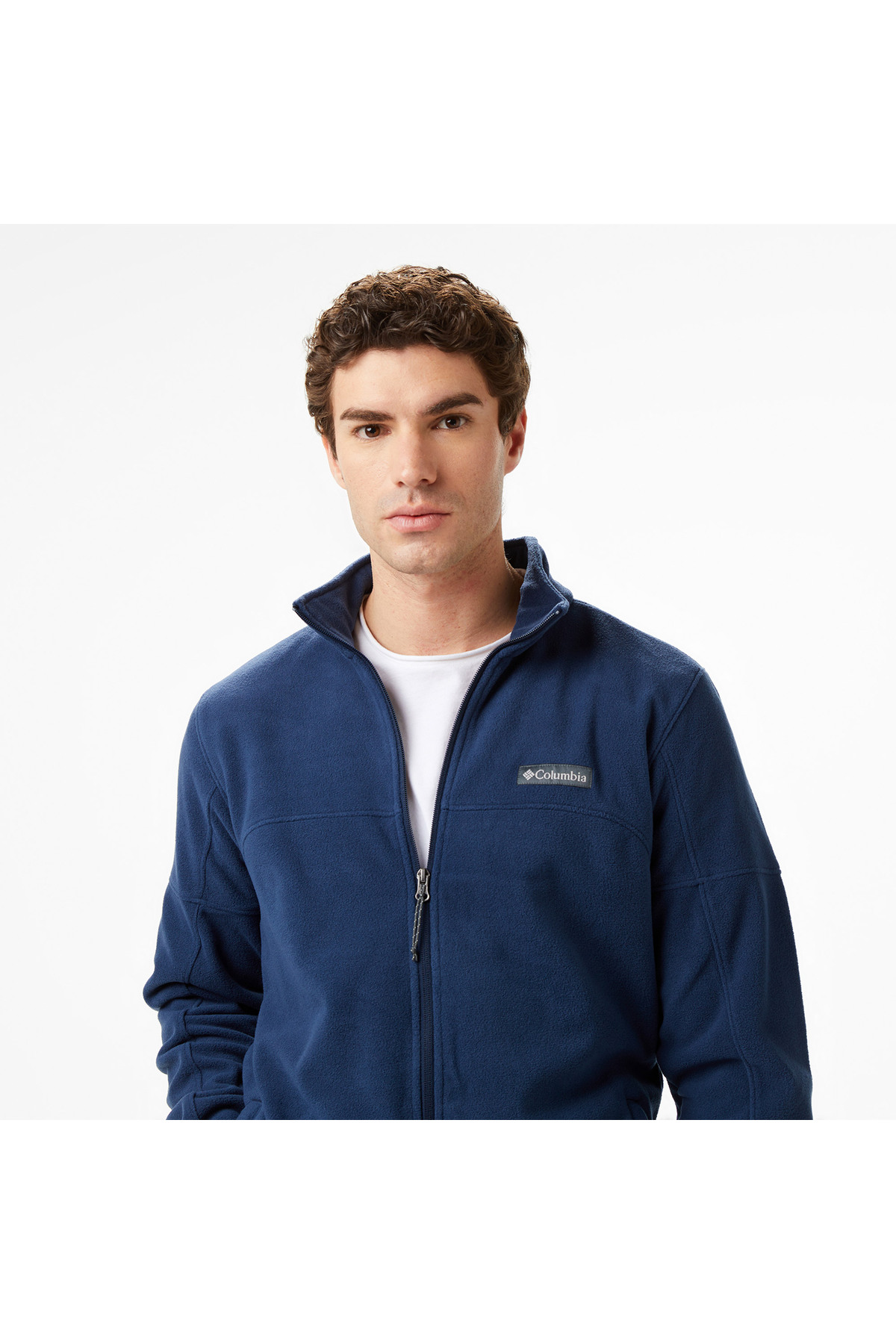 Columbia Basin Trail III Full Zip Erkek Lacivert Outdoor Polar görsel 4