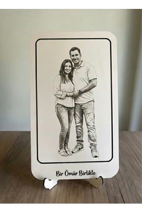 Runc Design Kişiye Özel Fotoğraflı "Özel mesaj " Tasarımlı Masa Üstü Dekorati...