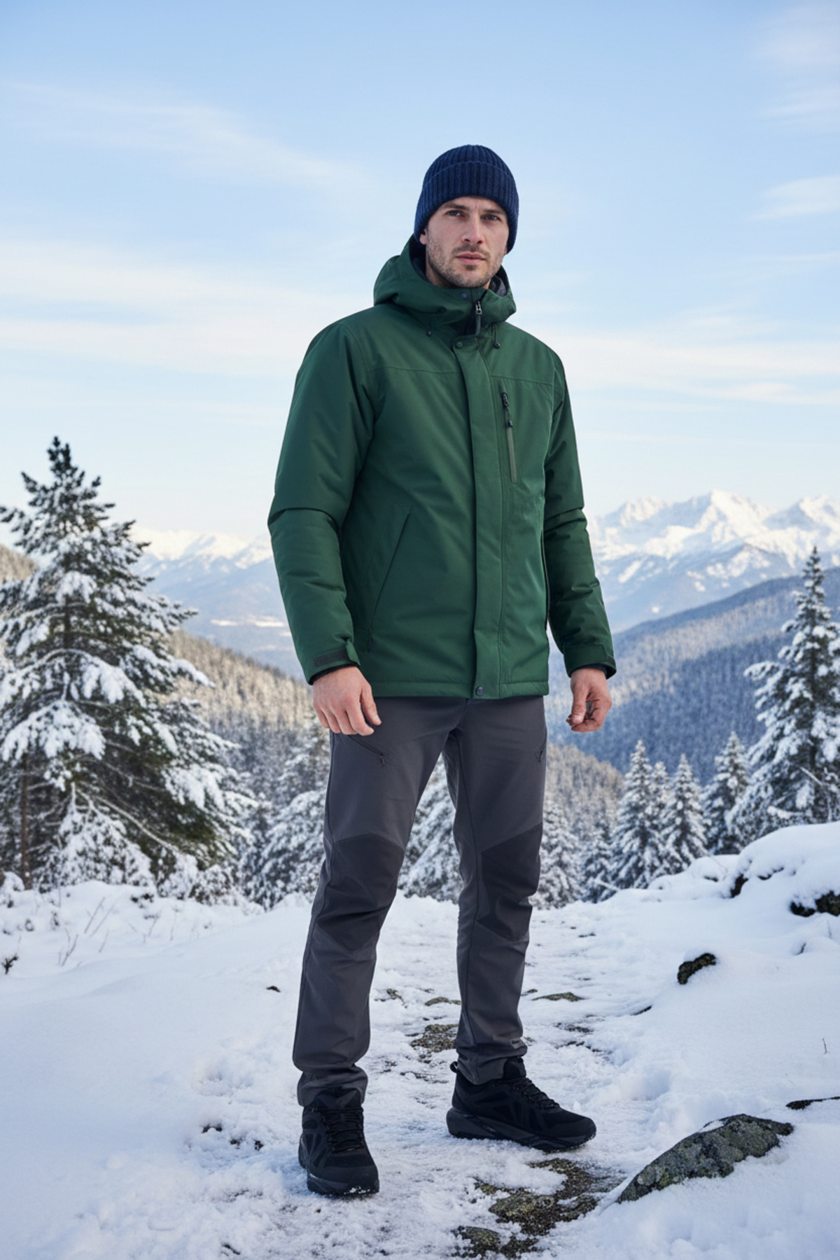 lumberjack Venüs Rahat Taban Su Geçirmez Outdoor Erkek Ayakkabı Siyah görsel 3