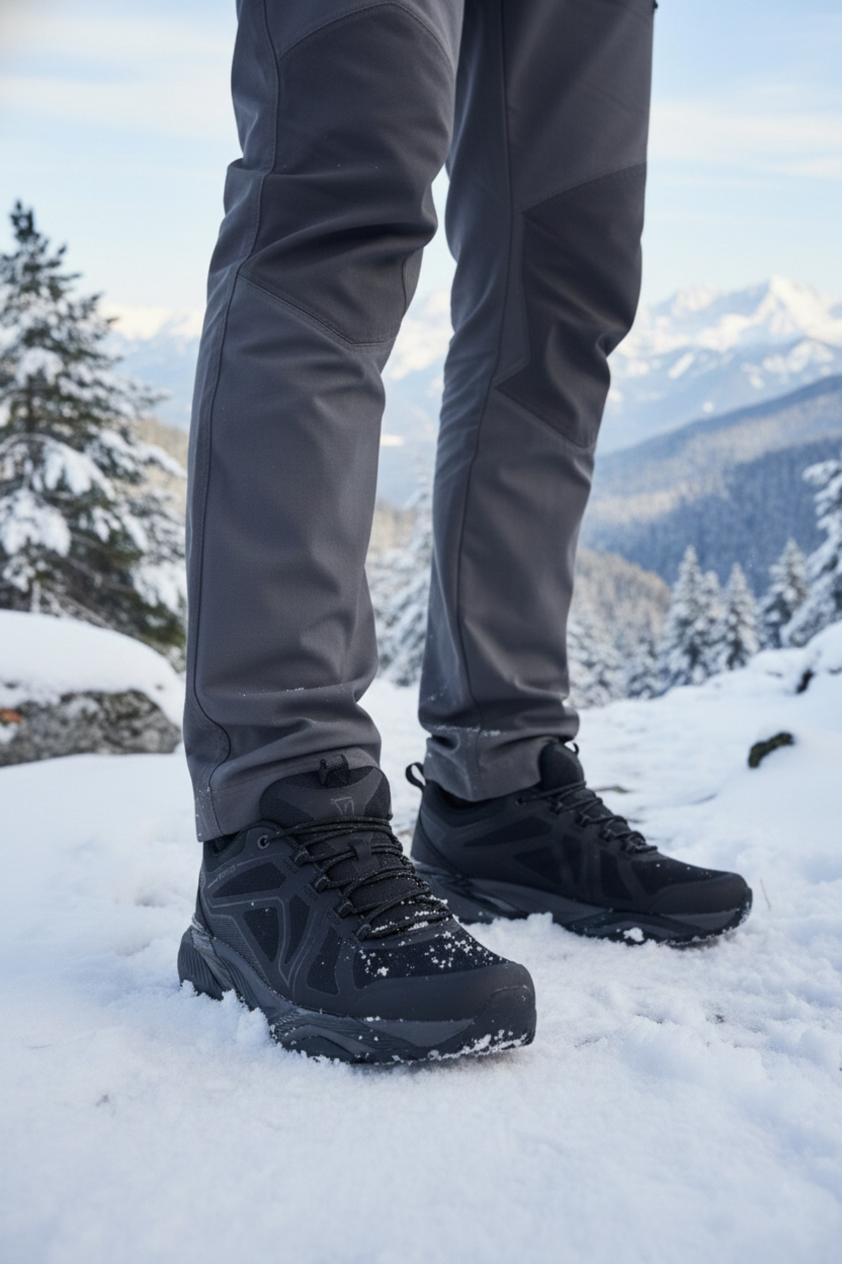 lumberjack Venüs Rahat Taban Su Geçirmez Outdoor Erkek Ayakkabı Siyah