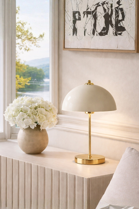 HOMİNG Montana Gold Krem Abajur