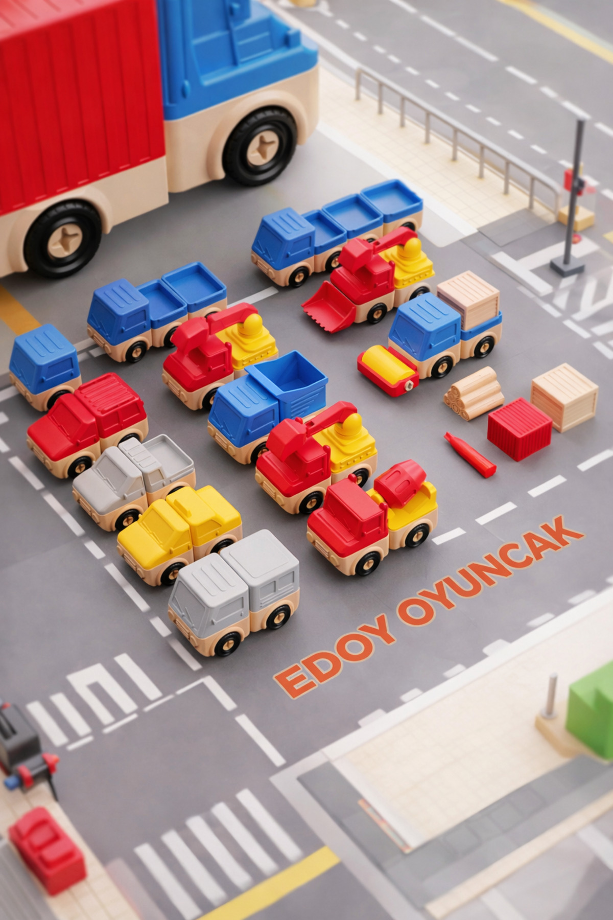 edoy Sök Tak Eğitici Araç Seti | Yap-Boz İş Makineleri | Yaratıcı Montessori Oyuncağı(Rastgele1 Araç) fotoğrafı 7 (önizleme)