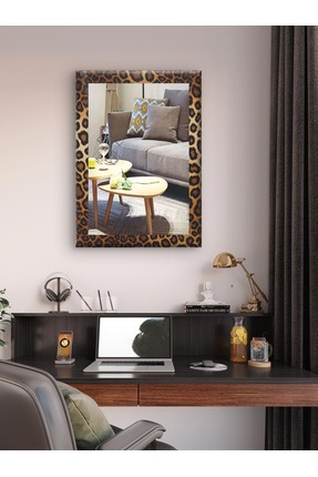 ESLEM Çerçevesiz Baskılı Dekoratif Ayna | Modern Duvar Aynası | Şık Oda & Sal...