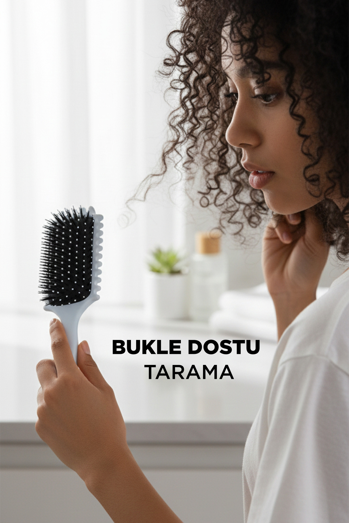 Magical Curl Saç fırçası TRK033 Mavi Renk Özel Tasarım Sihirli şekil Tarak — آبی JETLİNETRK033MAVİRENKTARAK — تصویر 5 از 8