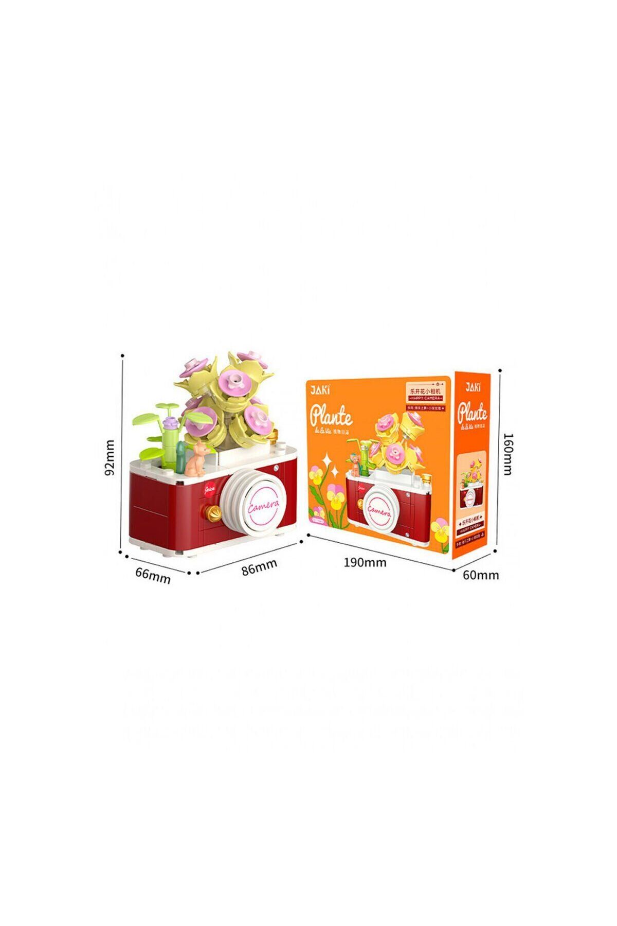 Genel Markalar Mey İthalat® JK2715 BİTKİ GÜNLÜĞÜ KÜÇÜK KAMERA 160 PARÇA BLOCK OYUNCAK fotoğrafı 3 (önizleme)