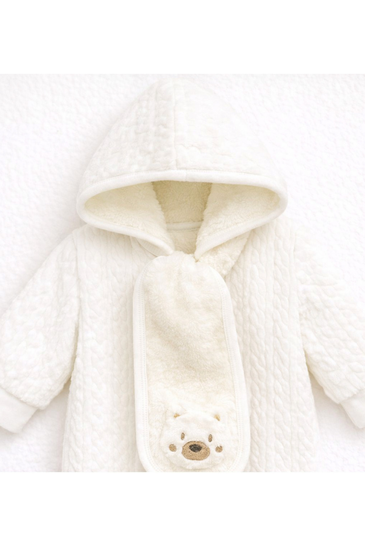 Kardeşler Bebe Welsoft Pelüş Astronot Bebek Tulum fotoğrafı 2 (önizleme)