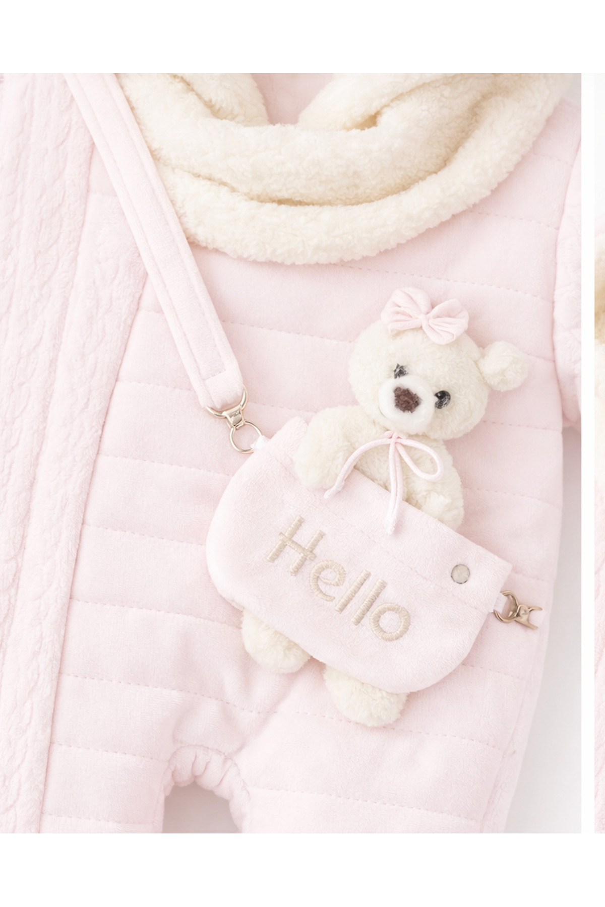 Kardeşler Bebe Welsoft Pelüş Astronot Bebek Tulum fotoğrafı 2 (önizleme)