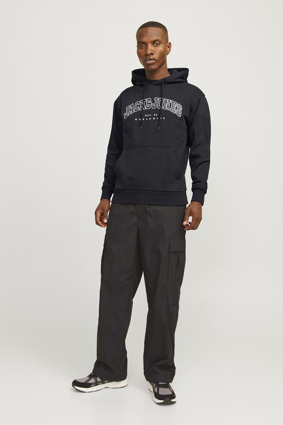 سویشرت مردانه راسته آستین بلند | جک اند جونز Jack & Jones p-zal-roma-2024-112 - تصویر 4