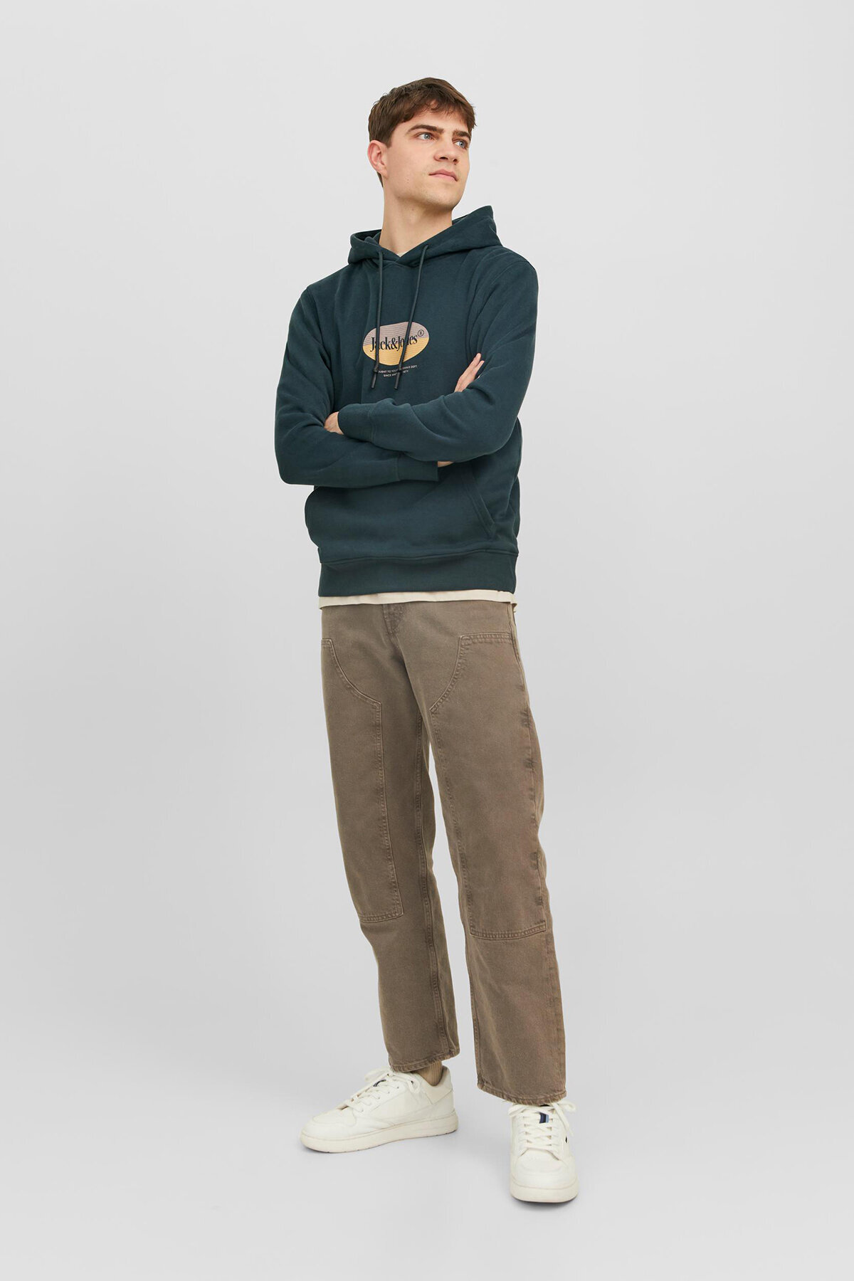سویشرت مردانه طرح دار آستین بلند | جک اند جونز Jack & Jones 12242197 - تصویر 5