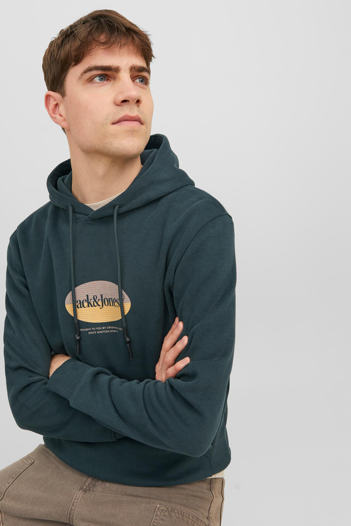 سویشرت مردانه طرح دار آستین بلند | جک اند جونز Jack & Jones 12242197 - تصویر 2