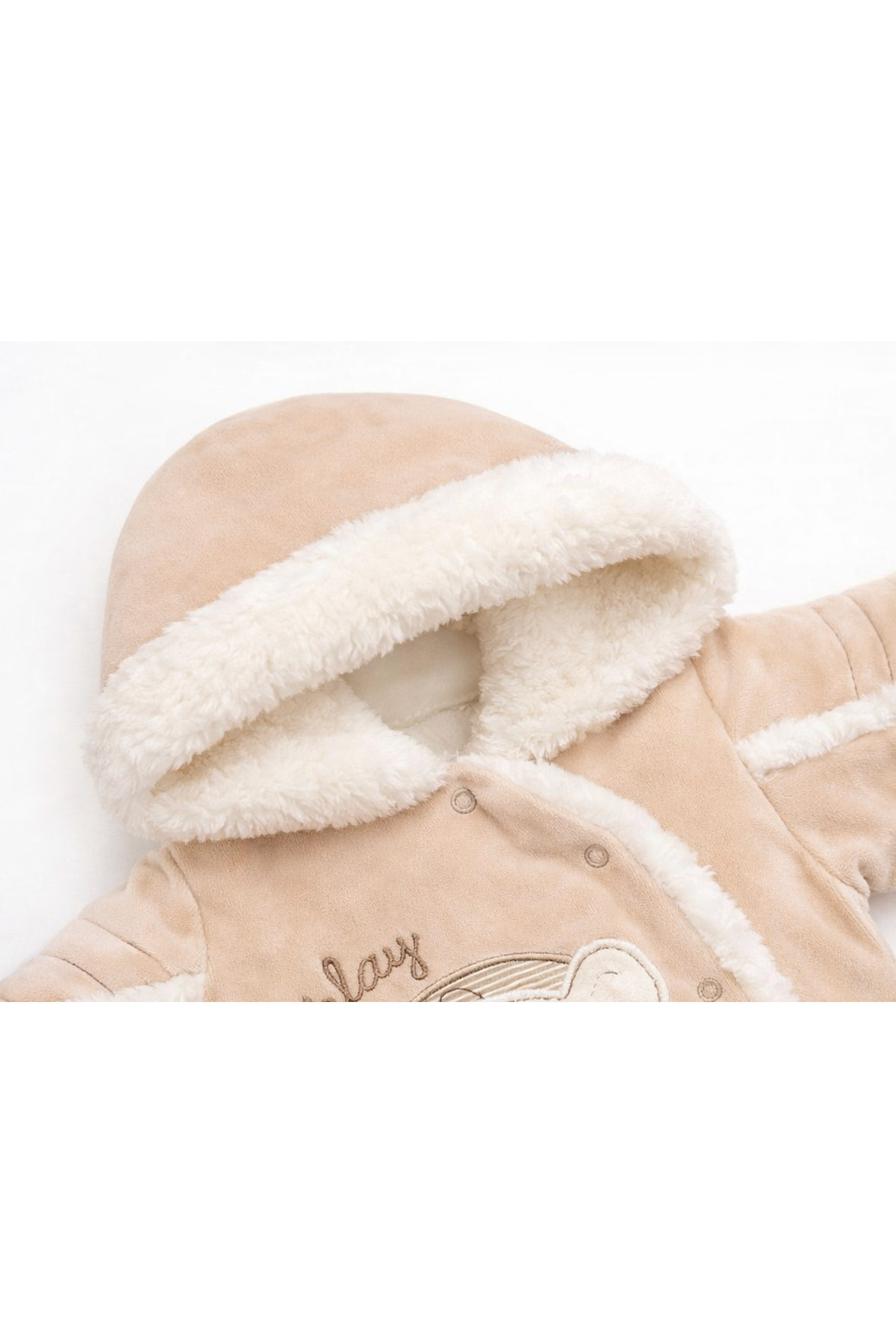 Kardeşler Bebe Welsoft Pelüş Astronot Bebek Tulum fotoğrafı 2 (önizleme)