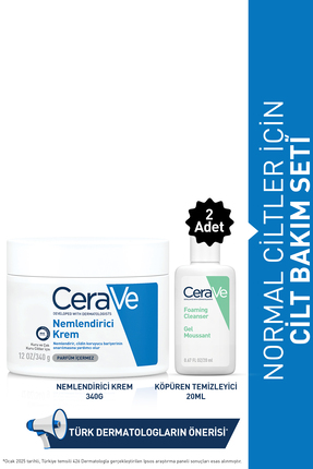 CeraVe Nemli Ciltler için Cilt Bakım Seti