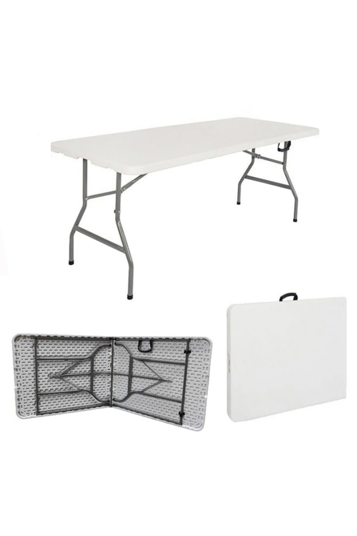 EGG Folding Plastic Picnic Table 180×70×74 cm – Lightweight