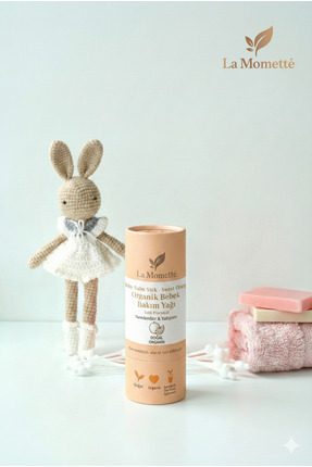 La Momette Organik Portakallı Bebek Bakım Yağı Stick - 25 gr