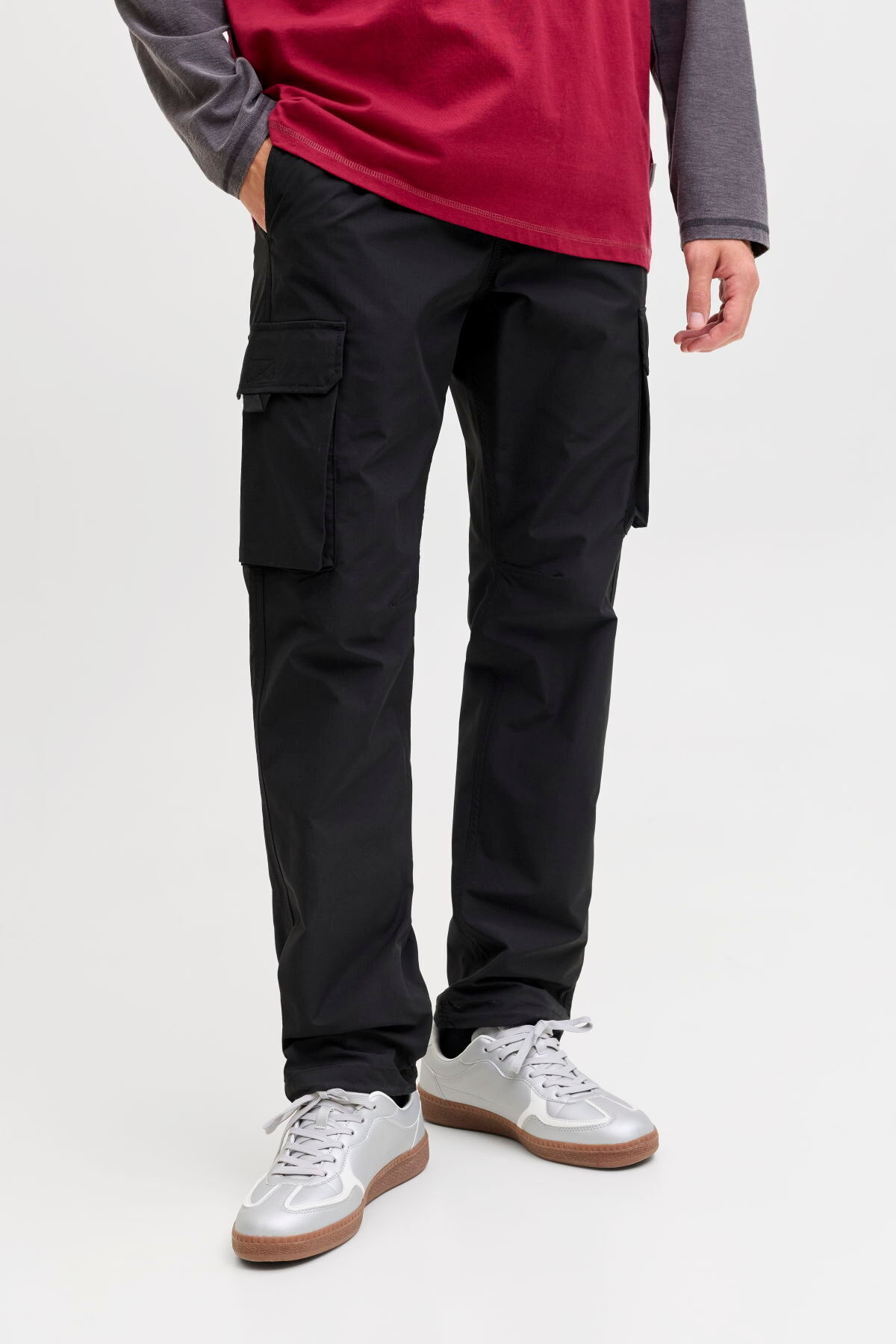 شلوار مردانه راسته کشسان | جک اند جونز Jack & Jones 12288610 - تصویر 2