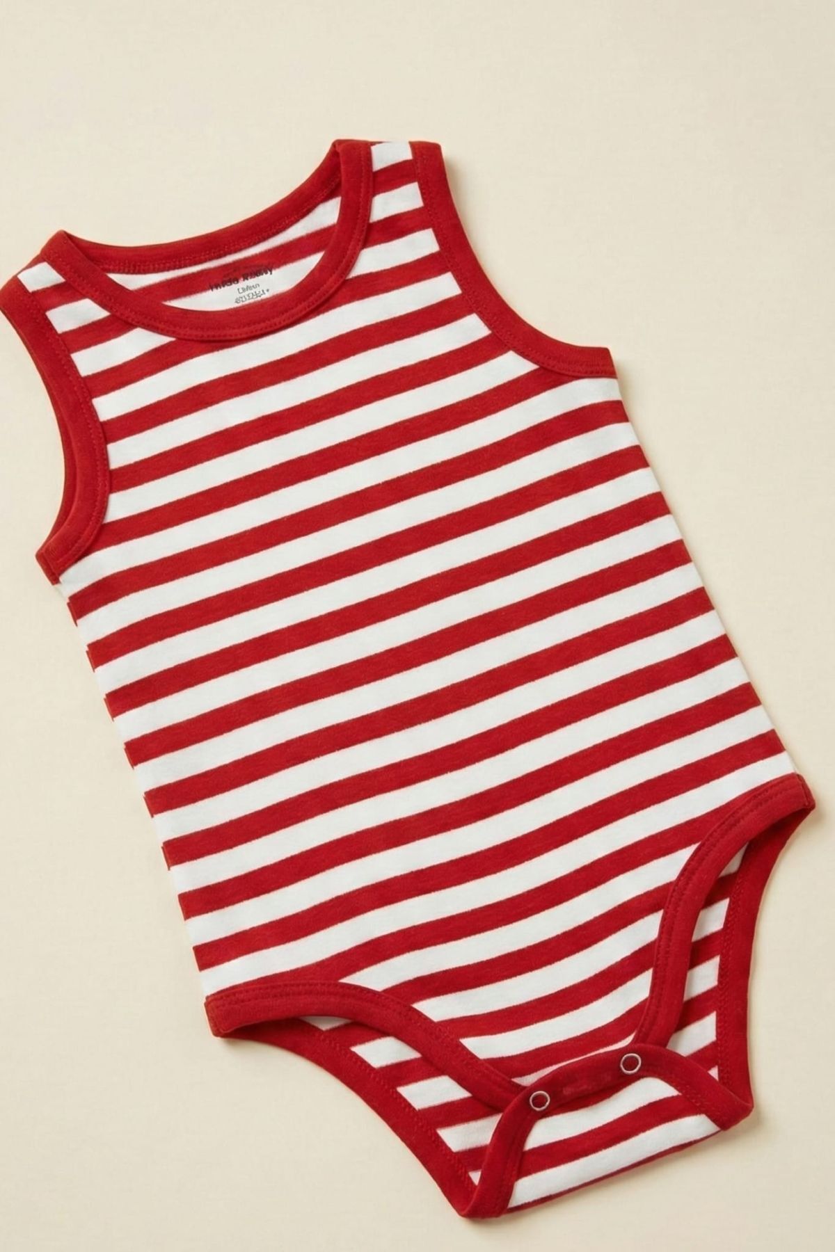 Fuar Baby Erkek Bebek 3'lü Paket %100 Pamuk Çizgili Askılı Atlet Body Zıbın Seti - Terletmeyen Rahat Kalıp fotoğrafı 7 (önizleme)