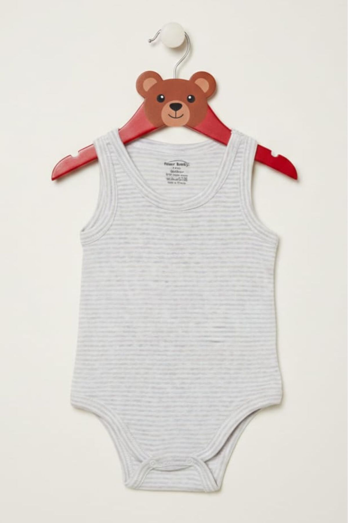 Fuar Baby Erkek Bebek 3'lü Paket %100 Pamuk Çizgili Askılı Atlet Body Zıbın Seti - Terletmeyen Rahat Kalıp fotoğrafı 5 (önizleme)