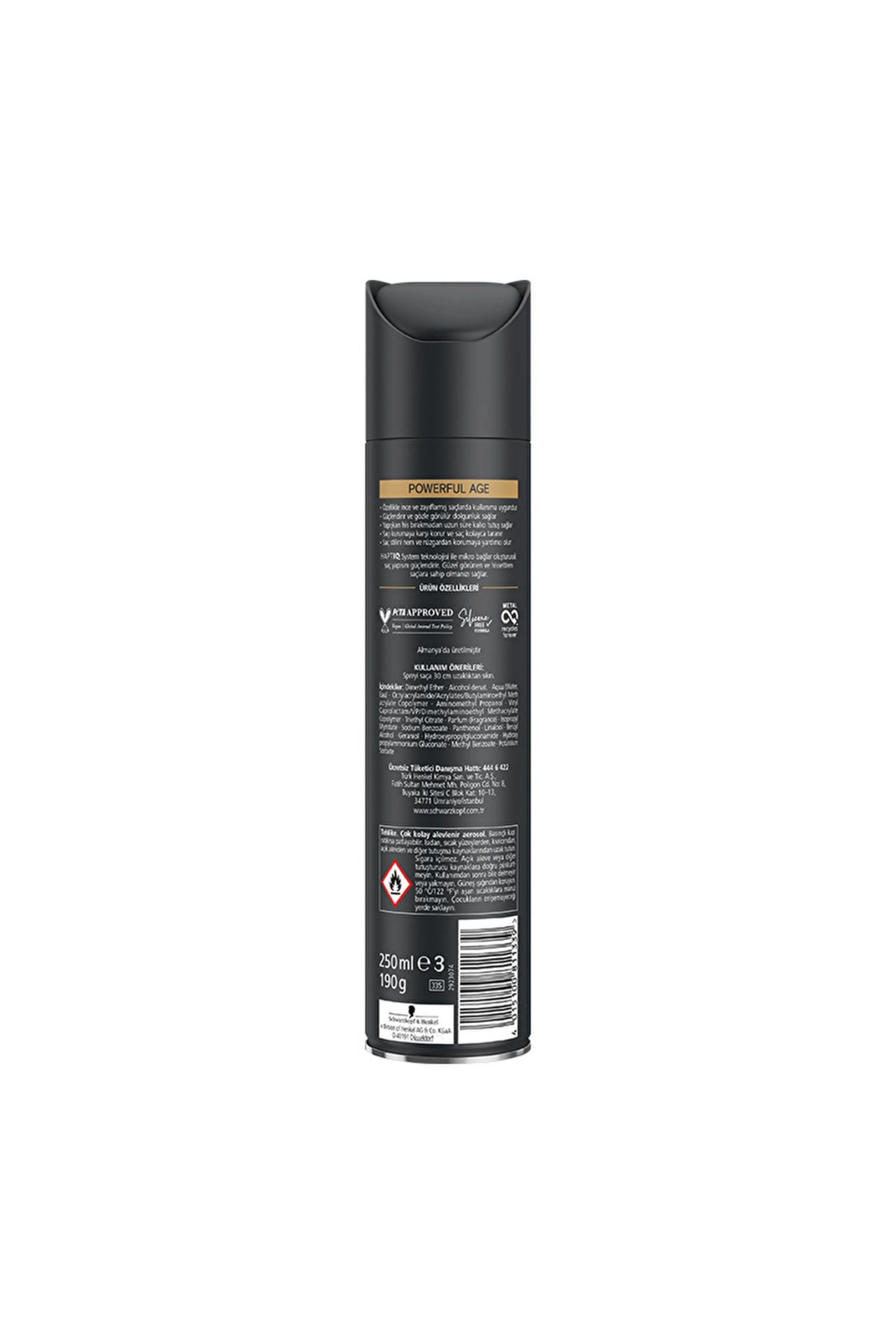 , Powerful Age, Saç Spreyi - 250 ml X 4 Adet — 10000575-4 — تصویر 6 از 6