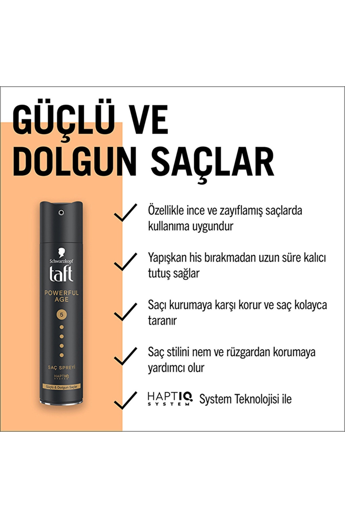 , Powerful Age, Saç Spreyi - 250 ml X 4 Adet — 10000575-4 — تصویر 4 از 6