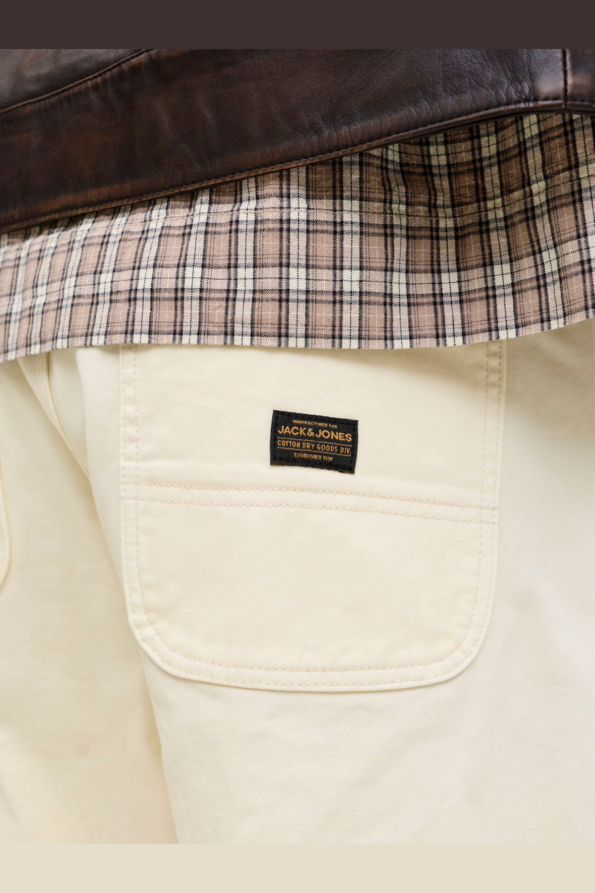 شلوار جین مردانه راسته فاق بلند | جک اند جونز Jack & Jones 12288622 - تصویر 8
