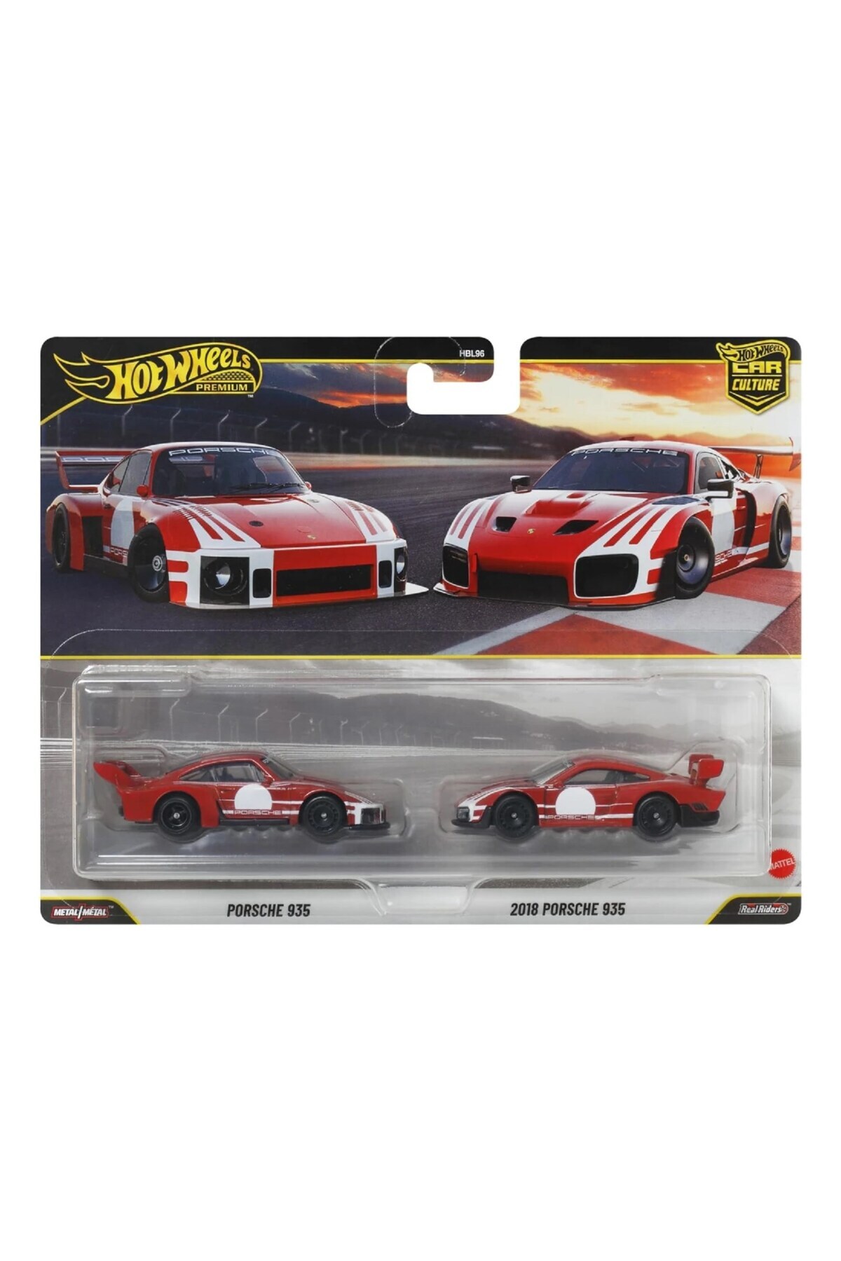 HOT WHEELS Premium Set of 2 Porsche 935 & 2018 Porsche 935 Jhw51