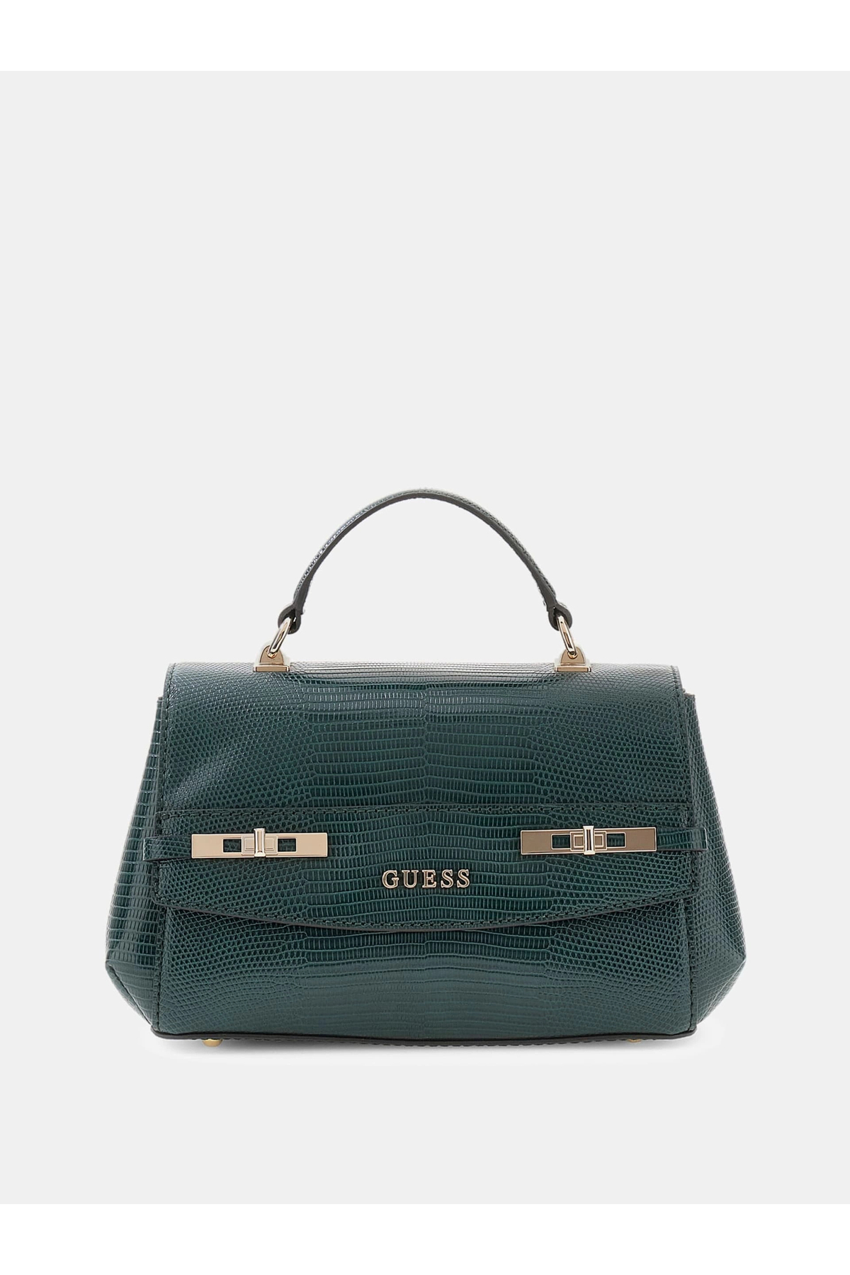 گس کیف دوشی زنانه ملیندا مدل سبز با دسته و درب بالایی HWKL9933200-FOR