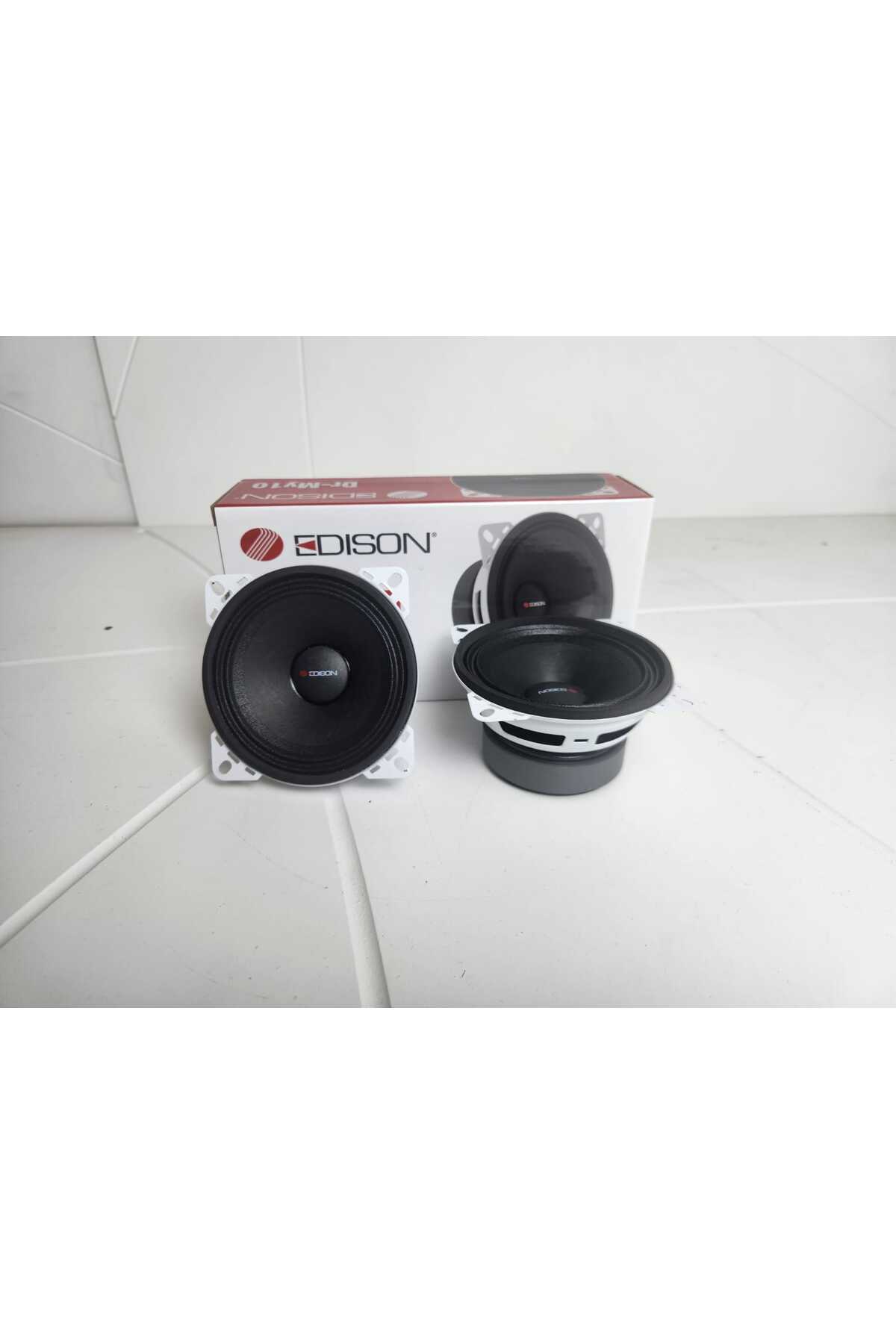 Edison PROFESYONEL 10 CM 300 WATTS OTO HOPARLÖR 1 TAKIM 2 ADET Edison PROFESYONEL 10 CM 300 WATTS OTO HOPARLÖR 1 TAKIM 2 ADET