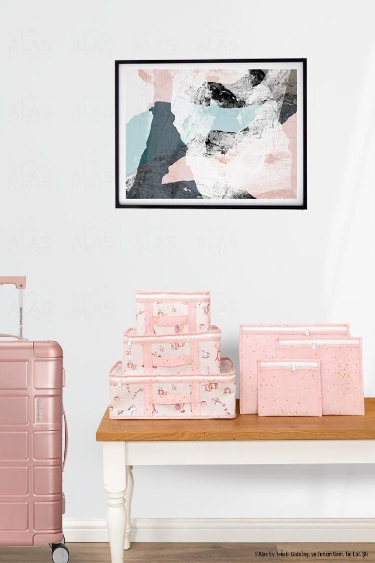 PONÇİK BEBEK 12'li Anne Bebek Seyahat Hastahane Doğum Valiz Düzenleyici Seti -Bavul Içi Çok Amaçlı Organizer Set fotoğrafı 4 (önizleme)