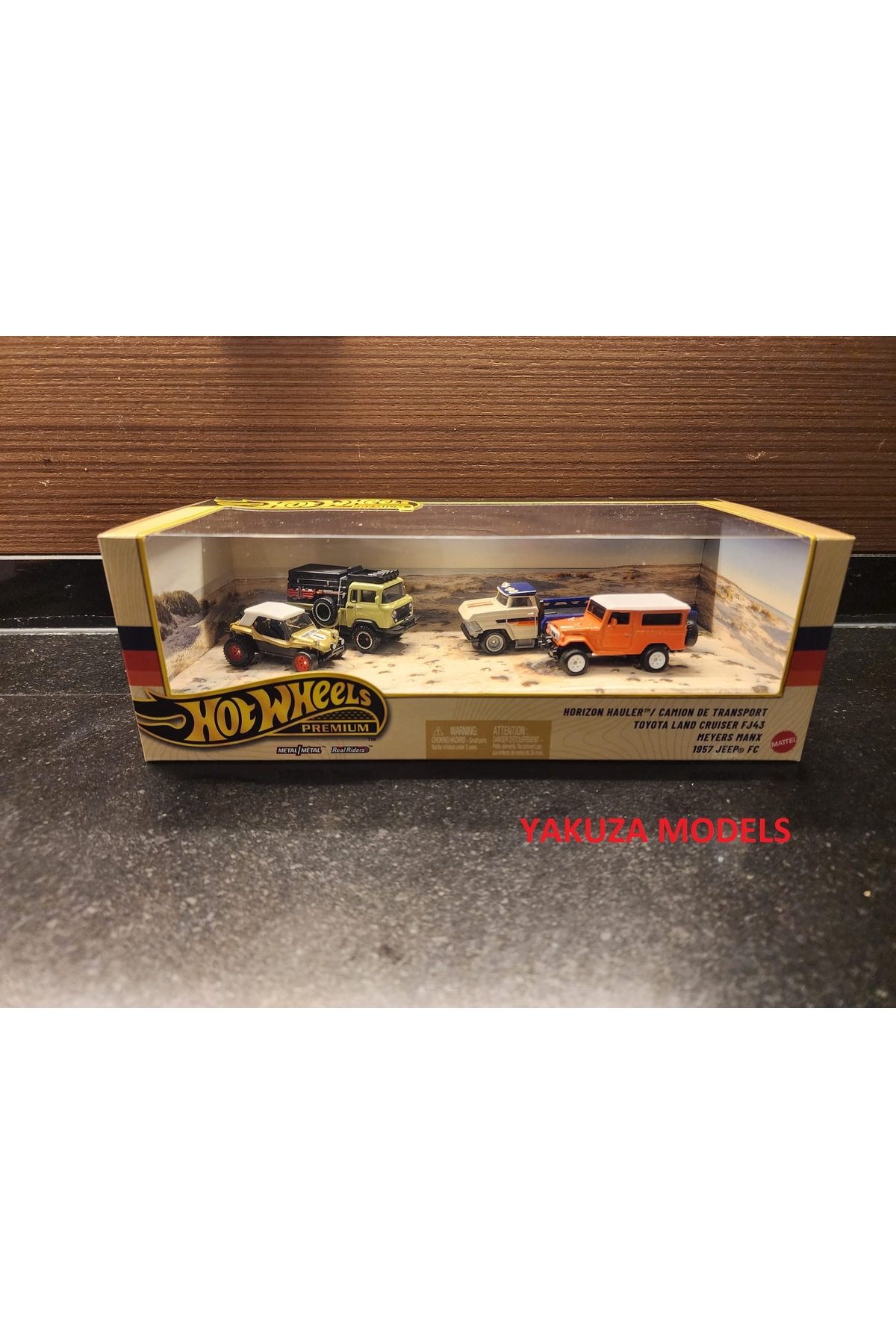 Hot Wheels コレクターズエディション（4点セット） HOT WHEELS PREMİUM 4 LÜ SET OFF ROAD Collection TOYOTA LAND
