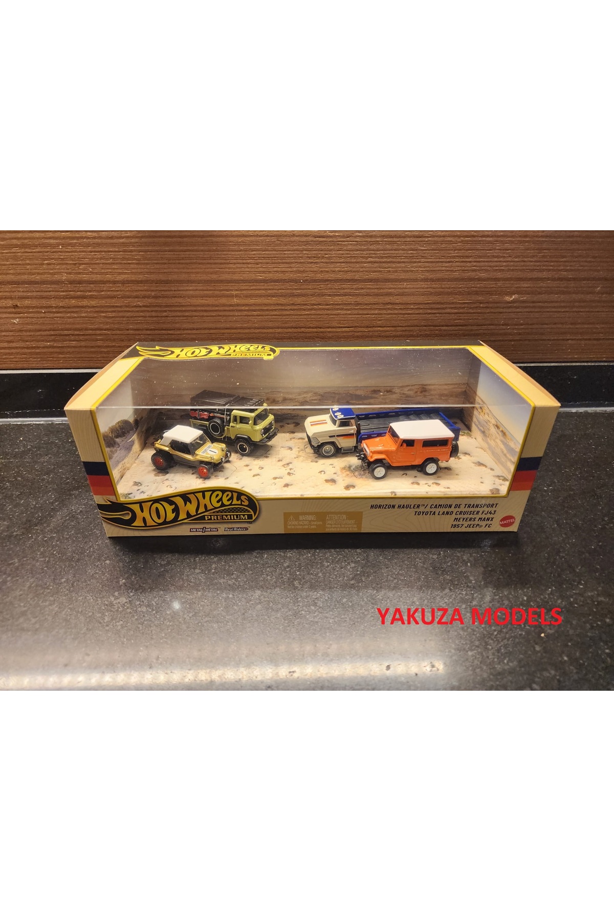 HOT WHEELS PREMİUM 4 LÜ SET OFF ROAD Collection TOYOTA LAND