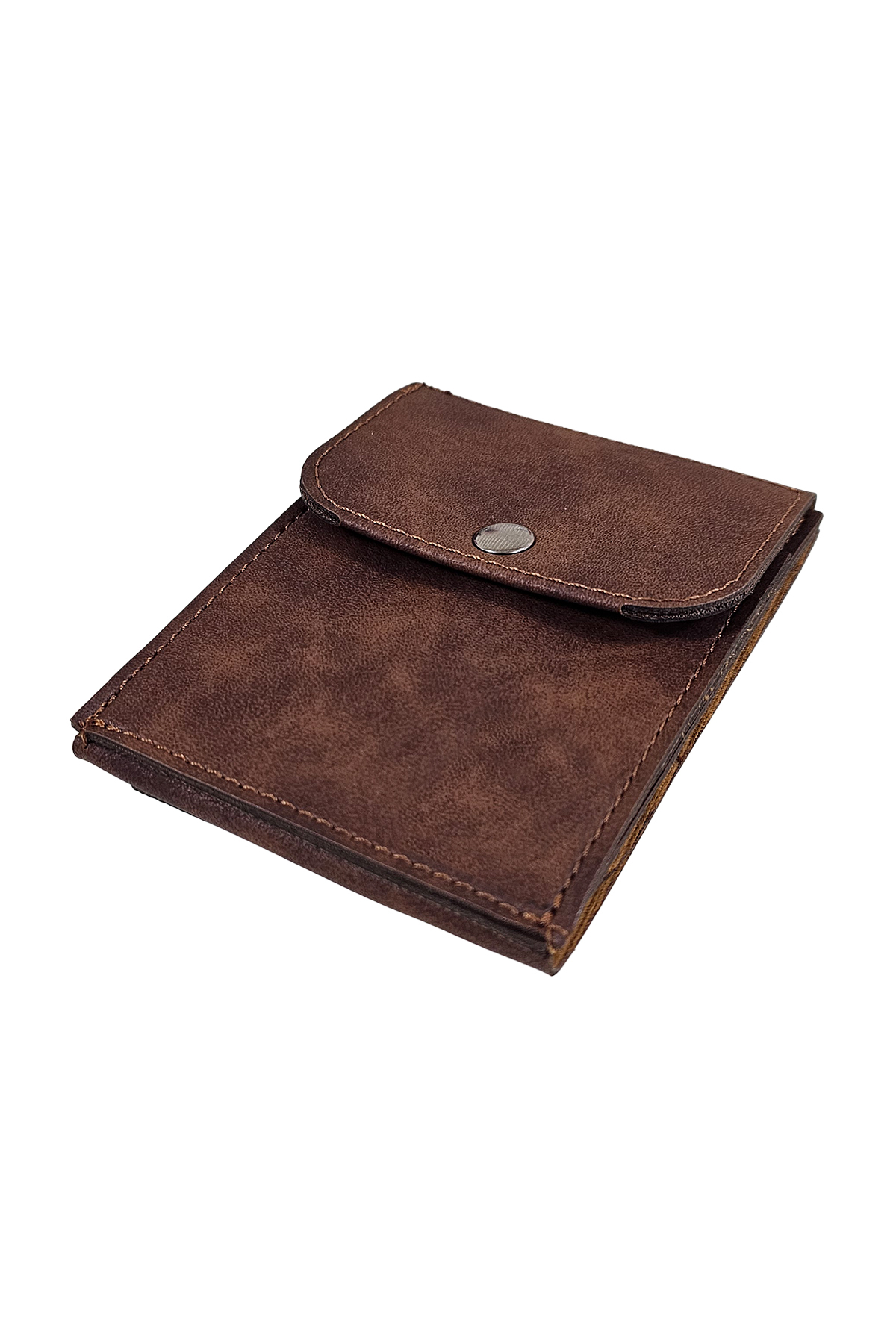 Morika Hotel & Home Textile  Süet Suni Deri Erkek Cüzdan - Kahve - Görsel 2