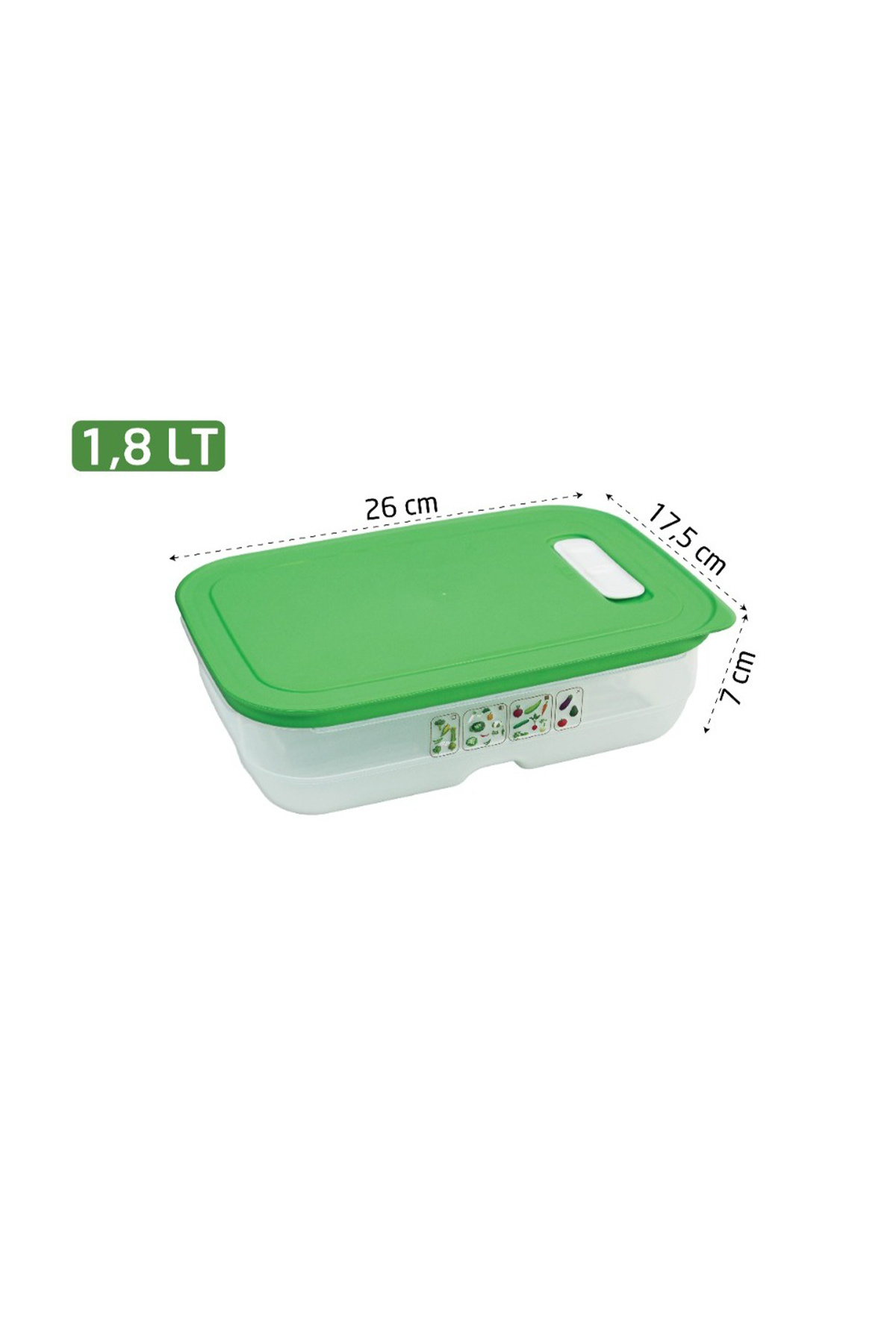 Foliage Storage Container 1.80 Liter