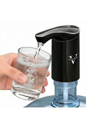 Vayomy SilentPro Ultra Sessiz Şarjlı Otomatik Damacana Su Pompası Yüksek Hızl...