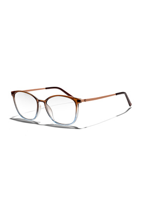 EYE OF HORUS EOH2349-M C11 Kahverengi/Mavi Asetat Kare Mavi Işık Ekran Gözlüğü