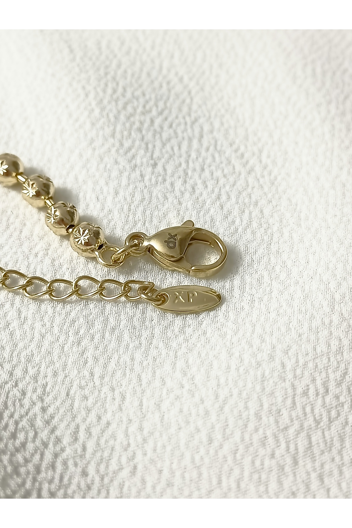 XUPING JEWELRY POKAK 14K Altın Kaplama Dorika Model Vip Kararmaz Kadın Bileklik 17CM+3 CM ZİNCİRLİ görsel 4