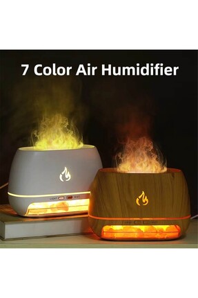 EN SİGA Hava Nemlendirici Tuz Lambalı Tuz Hediyeli Humidifier 200 ml Salt Lam...