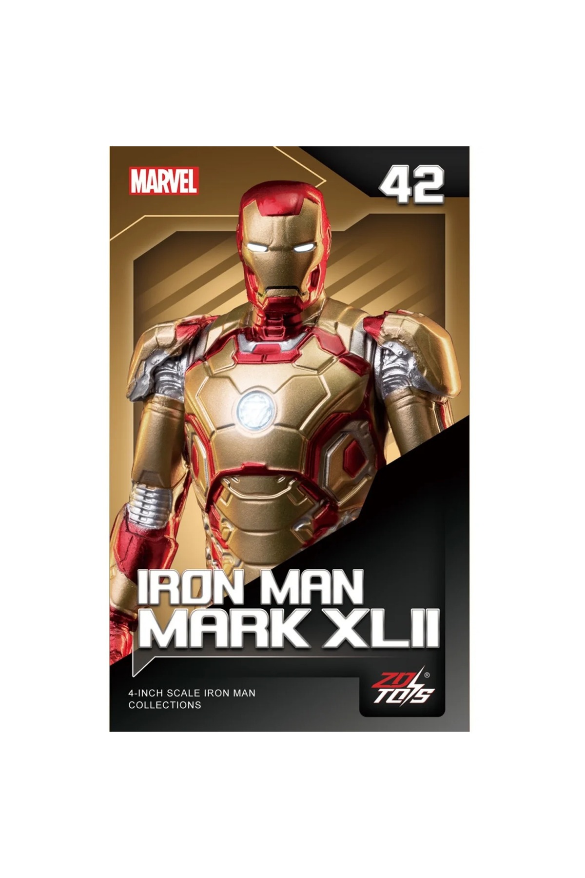 ZDTOYS Iron Man Mark 42 (XLII) Iron Man 3 Film Figürü - Standlı 10
