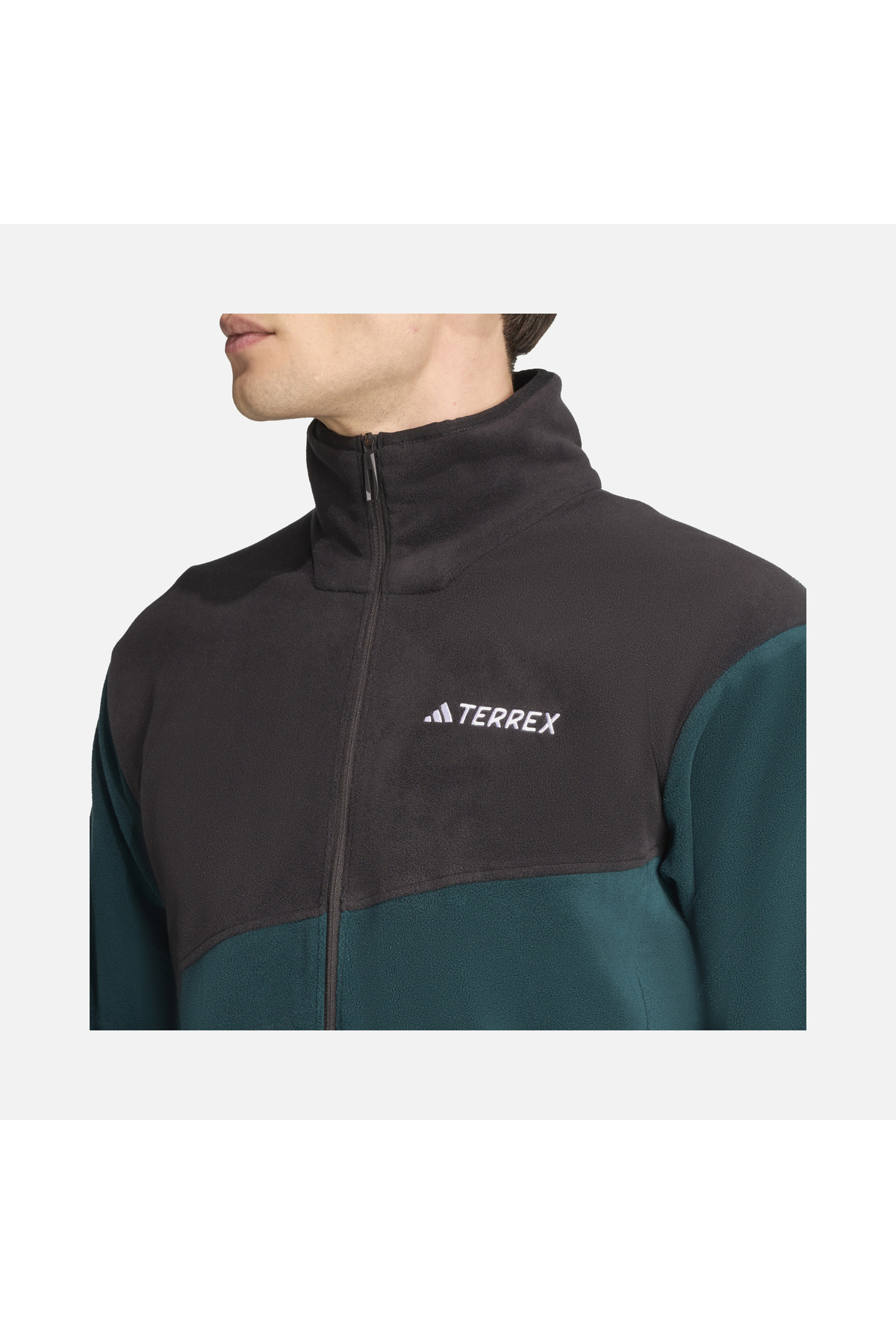 MT FZ FLEECE Zip-Up Top — مشکی JM0134 — تصویر 6 از 6