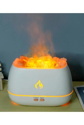 EN SİGA Hava Nemlendirici Tuz Lambalı Tuz Hediyeli Humidifier 200 ml Salt Lam...