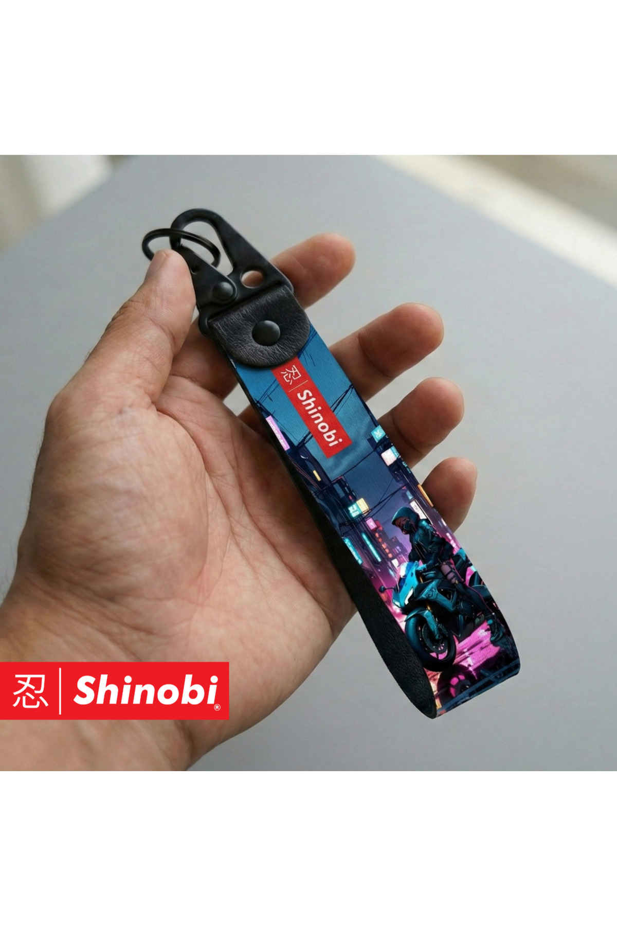 Sunobi Keychain u1 Shinobi Rider Keychain - Cyberpunk manga kancalı kumaş anahtarlık ...