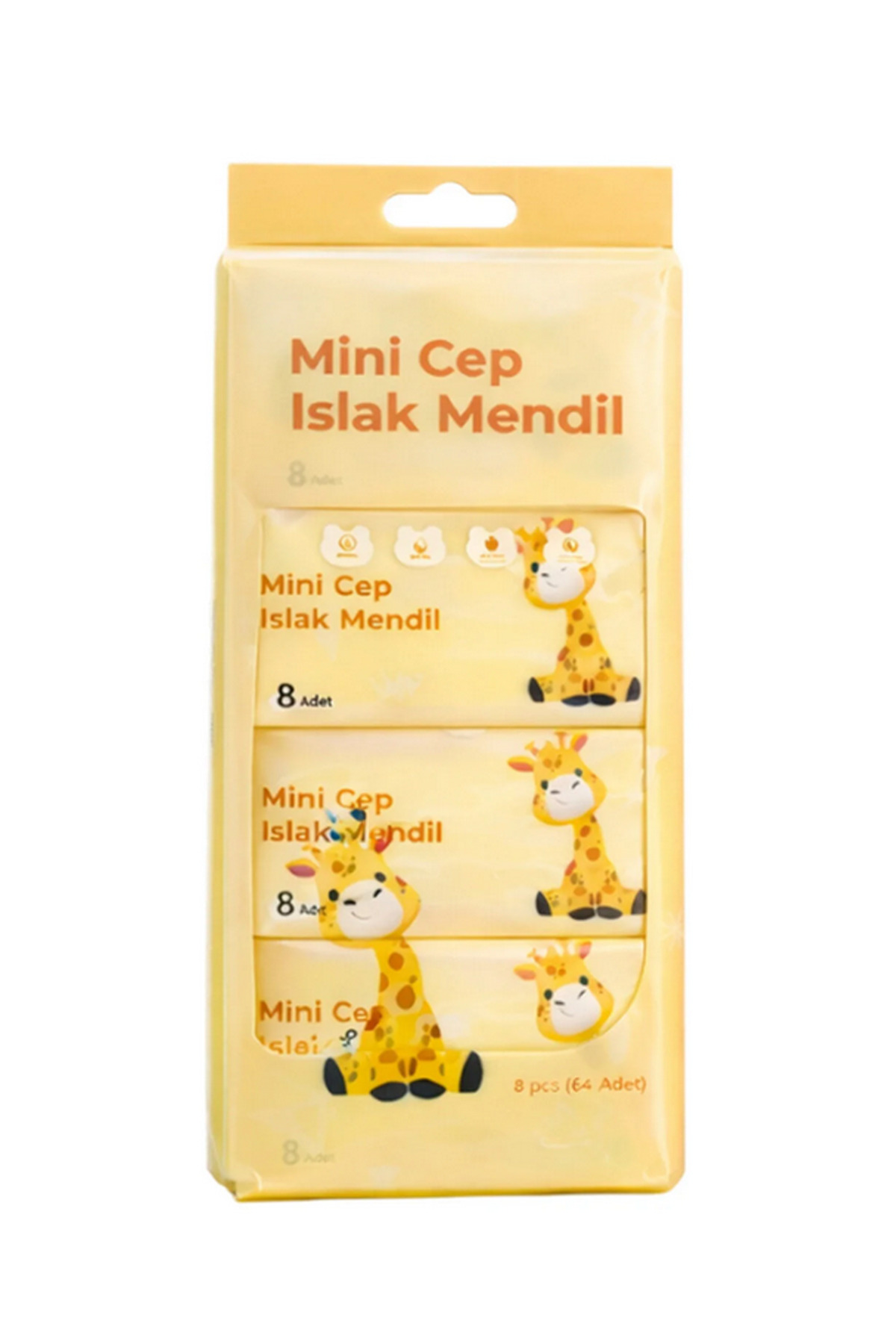 zubi Mis Kokulu 8'li Mini Islak Mendil - Evde - Okulda - Ofiste 1.Kalite Figürlu Islak Mendil fotoğrafı 4 (önizleme)