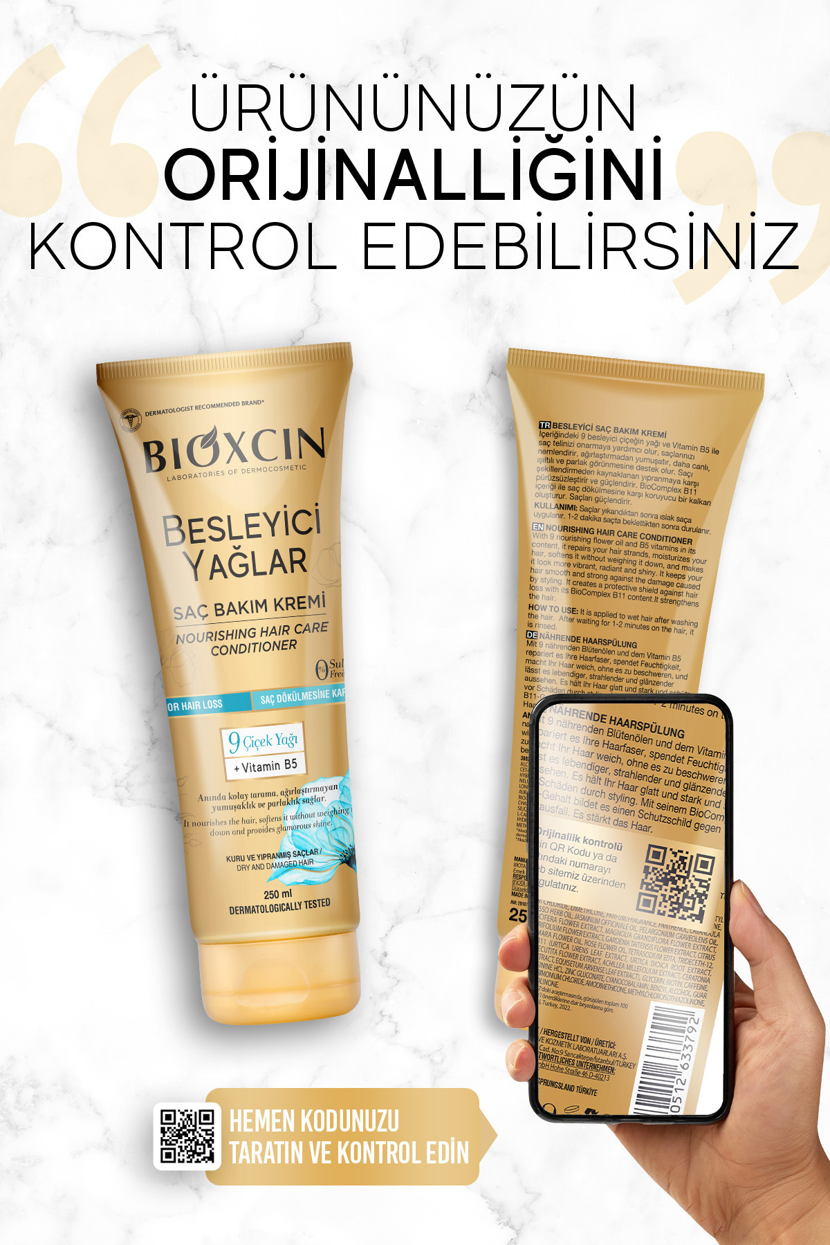 نرم‌کننده موی روغن‌های مغذی ۲۵۰ میلی‌لیتر، بسته ۳ عددی — PARKFARMA42497 — تصویر 4 از 7