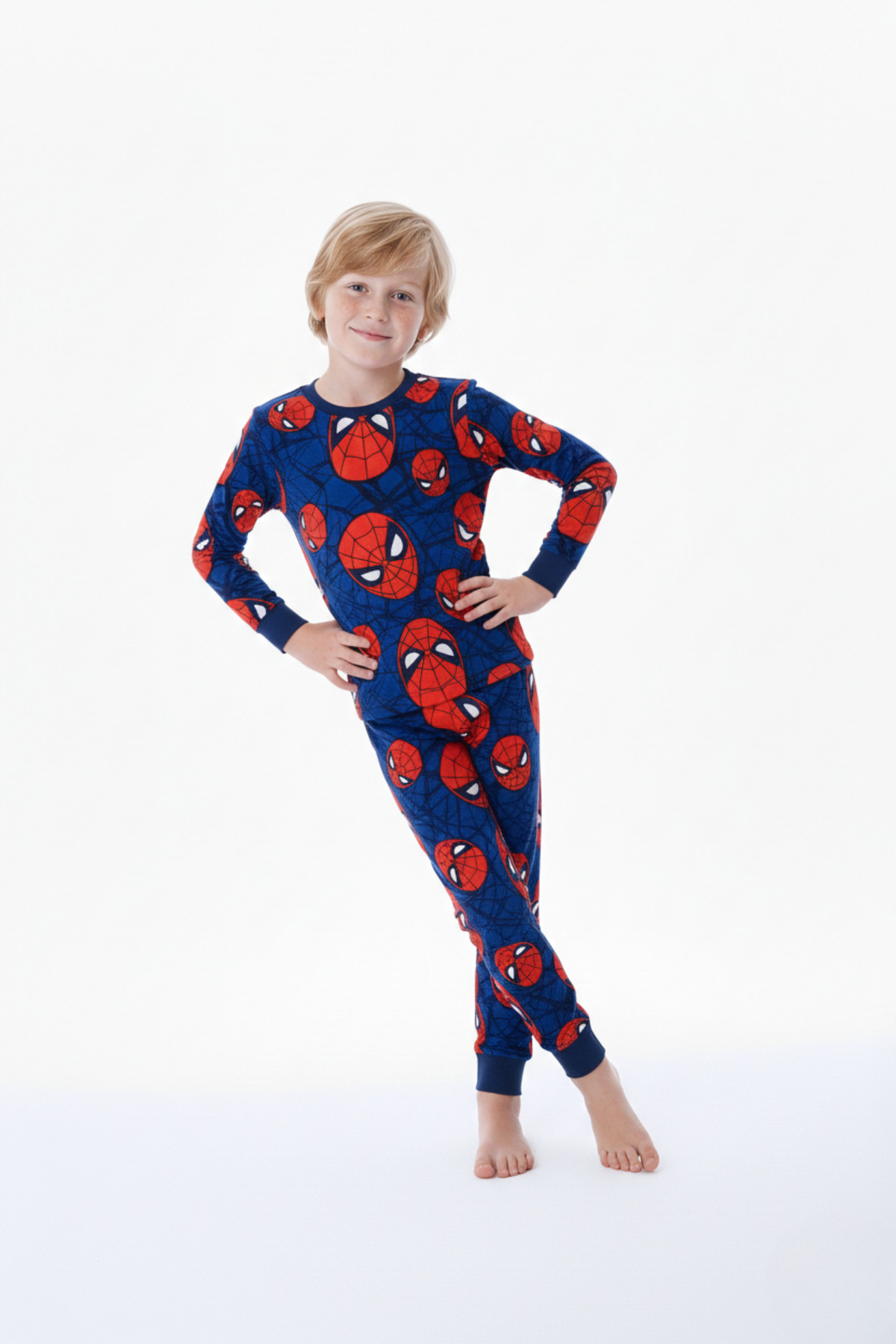 Andro Wear Çizgi Filmli Pamuk Çocuk pijama Takımı fotoğrafı 7 (önizleme)