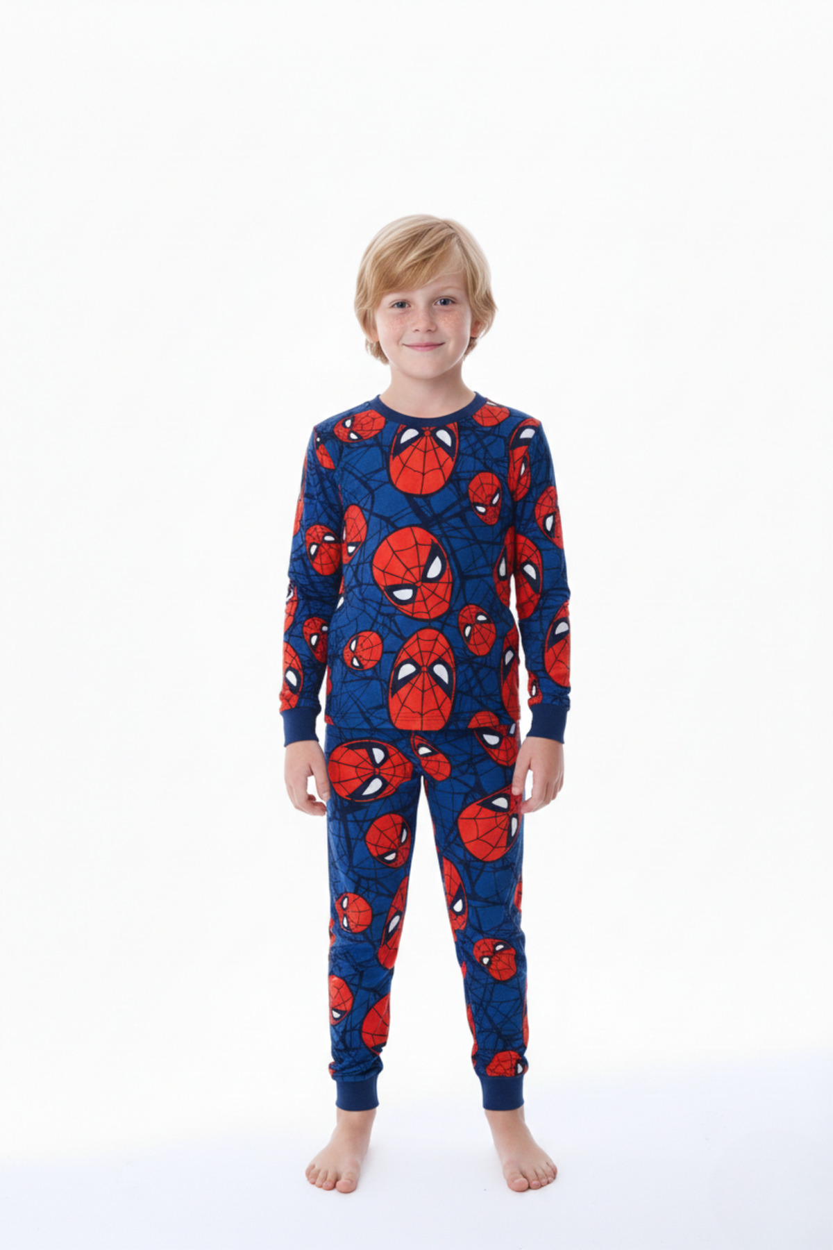 Andro Wear Çizgi Filmli Pamuk Çocuk pijama Takımı fotoğrafı 4 (önizleme)