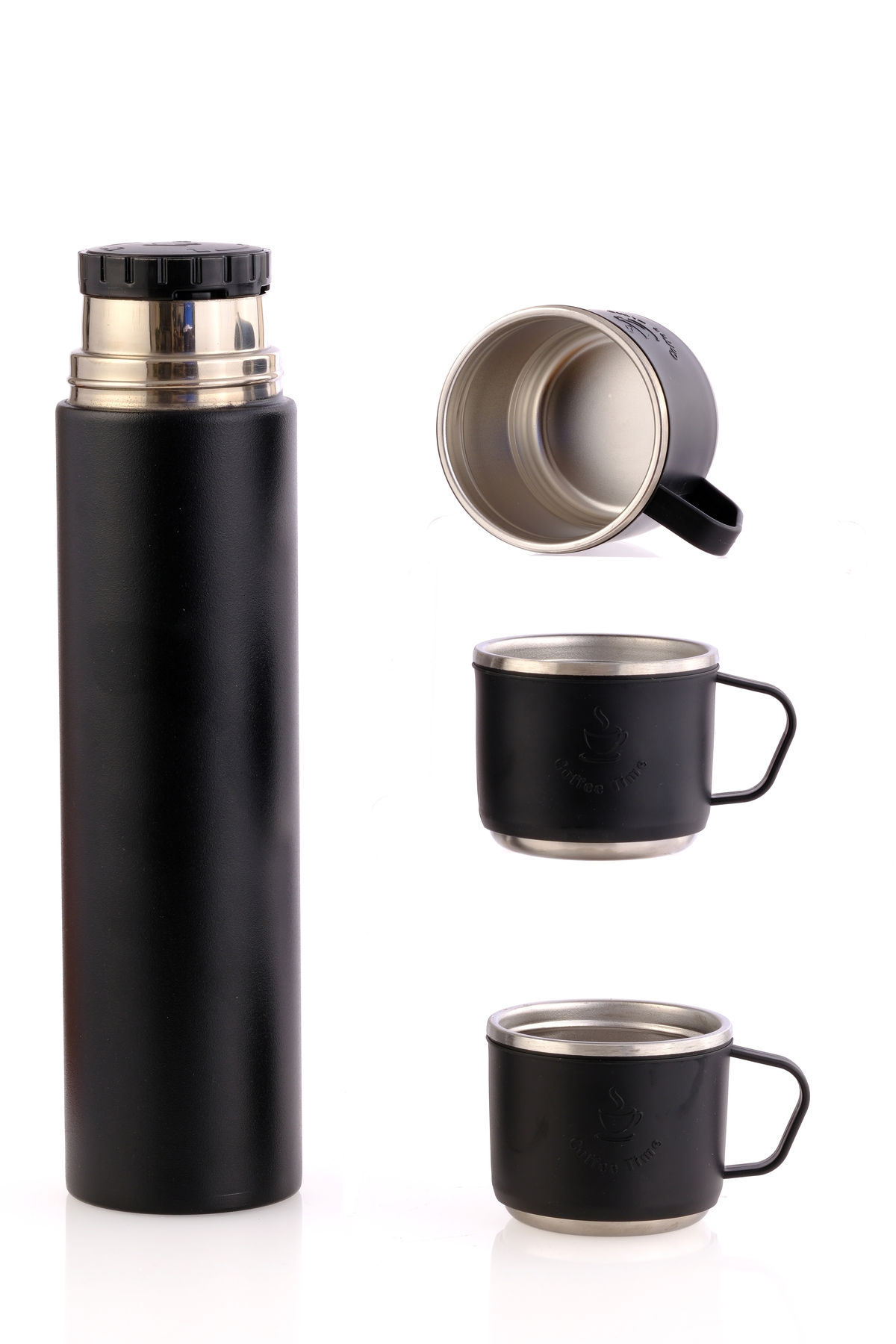 Bienly 3 Bardaklı 500 ml Paslanmaz Çelik Termos | BPA Free | SUS304 | 6 Saat Sıcak 12 Saat Soğuk fotoğrafı 6 (önizleme)