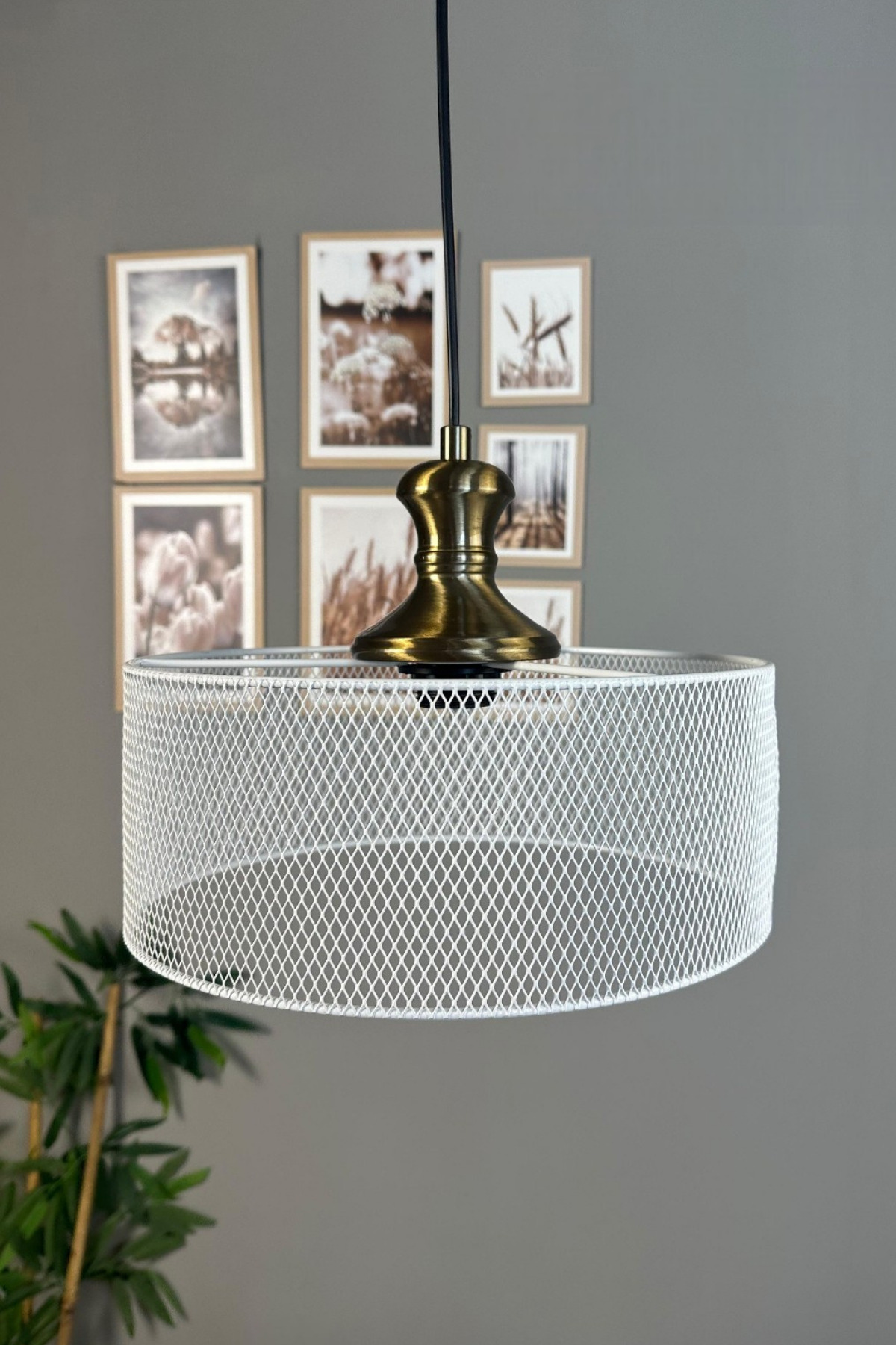 Ferix White Metal Single Chandelier Antique Hammer Headboard Rustic Kitchen Modern Pendant Lighting