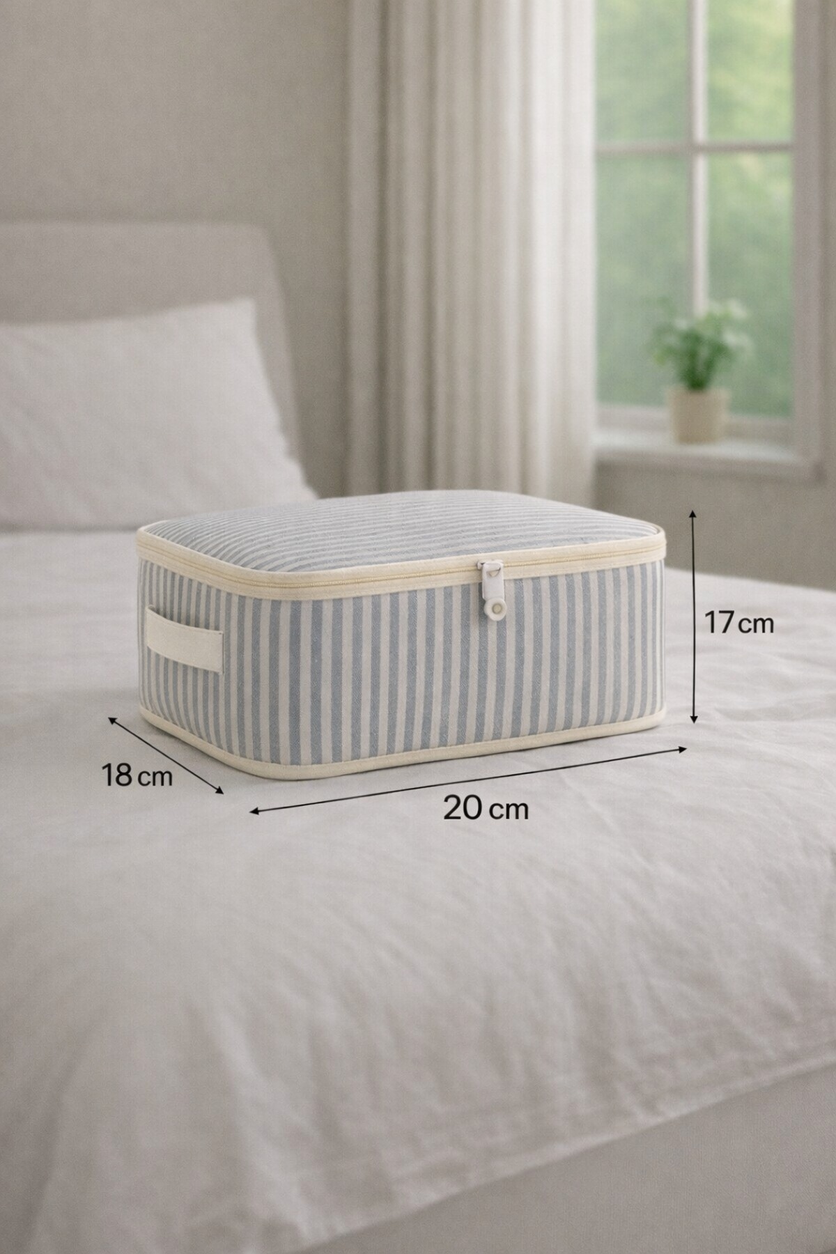 Lumtex Home Textile 6 Parça çizgili desenli - Doğum/Hastane Çıkış Çantası - çizgili desenli fotoğrafı 4 (önizleme)