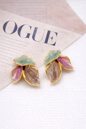 Adanova Concept Pastel Yaprak Küpe